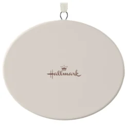 Hallmark 1-Sided Oval Ceramic Photo Ornament -Hallmark Shop 1Sided Oval Ceramic Photo Ornament 1999QHE1911B1 06