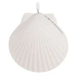 Hallmark A Heart Remembered 2023 Porcelain Ornament -Hallmark Shop A Heart Remembered Seashell Keepsake Ornament 1799QHX3037 06