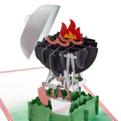 Hallmark Just For You BBQ Grill 3D Pop-Up Birthday Card -Hallmark Shop BBQ Grill 3D PopUp Birthday Card 1299LAD2898 04