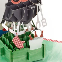 Hallmark Just For You BBQ Grill 3D Pop-Up Birthday Card -Hallmark Shop BBQ Grill 3D PopUp Birthday Card 1299LAD2898 05