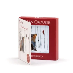 Friends In The Woods Magnet Ornament And Matching Card -Hallmark Shop Bear and Cardinals Magnet Ornament With Card 2020230117 03