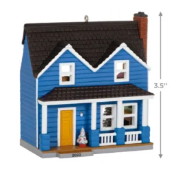 Hallmark Nostalgic Houses And Shops Special Edition 2023 Ornament -Hallmark Shop Blue Clapboard House Keepsake Ornament 2599QXE3309 03