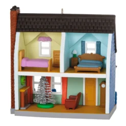 Hallmark Nostalgic Houses And Shops Special Edition 2023 Ornament -Hallmark Shop Blue Clapboard House Keepsake Ornament 2599QXE3309 06