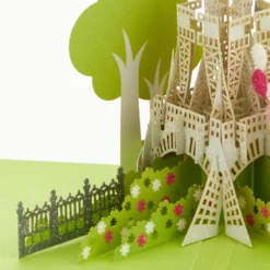 Hallmark Bonjour Eiffel Tower 3D Pop-Up Hello Card -Hallmark Shop Bonjour Eiffel Tower 3D PopUp Hello Card 1299LAD9664 04