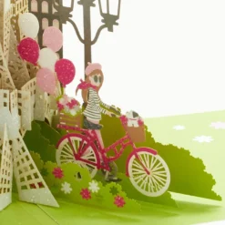 Hallmark Bonjour Eiffel Tower 3D Pop-Up Hello Card -Hallmark Shop Bonjour Eiffel Tower 3D PopUp Hello Card 1299LAD9664 05