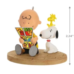 Hallmark The Peanuts® Gang Sunday Morning Funnies Ornament -Hallmark Shop Charlie Brown Reading Comics Keepsake Ornament 2199QXI7039 03