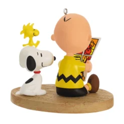 Hallmark The Peanuts® Gang Sunday Morning Funnies Ornament -Hallmark Shop Charlie Brown Reading Comics Keepsake Ornament 2199QXI7039 06