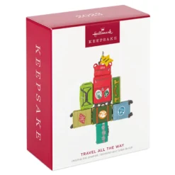 Hallmark Travel All The Way 2023 Ornament -Hallmark Shop Christmas Tree of Luggage Keepsake Ornament 1899QGO2907 04