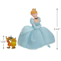 Hallmark Disney Cinderella Jaq And Gus Love Cinderelly Christmas Ornaments, Set Of 2 -Hallmark Shop Cinderella Jaq and Gus Keepsake Ornaments 2499QXD6619 03