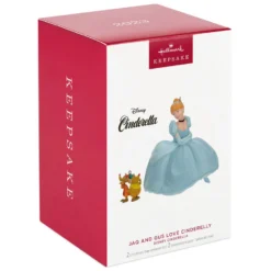 Hallmark Disney Cinderella Jaq And Gus Love Cinderelly Christmas Ornaments, Set Of 2 -Hallmark Shop Cinderella Jaq and Gus Keepsake Ornaments 2499QXD6619 04
