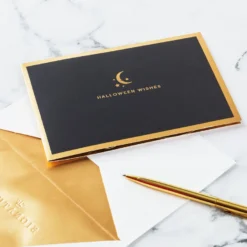 Hallmark Crescent Moon 3-D Pop-Up Halloween Card -Hallmark Shop Crescent Moon and Bats 3D PopUp Halloween Card 1299IEH3001 07