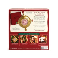 Demdaco Santa's Kindness Ornament And Journal, Set Of 2 11 Demdaco Santa's Kindness Ornament And Journal, Set Of 2 -Hallmark Shop Demdaco Santas Kindness Ornament and Journal 2020230445 04