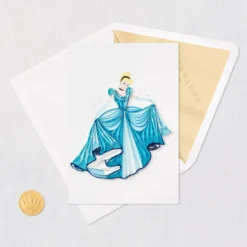 Hallmark Disney Princess Cinderella You Sparkle Quilled Paper Handmade Card -Hallmark Shop Disney Cinderella Quilled Paper Handmade Card for Her 1299LAD2856 05
