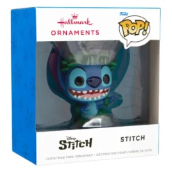 Disney Lilo & Stitch Funko POP!® Hallmark Ornament -Hallmark Shop Disney Lilo Stitch Stitch Funko POP Christmas Ornament 3HCM2309 04
