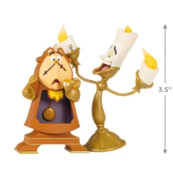 Hallmark Disney Beauty And The Beast Lumiere And Cogsworth Ornament -Hallmark Shop Disney Lumiere and Cogsworth Keepsake Ornament 2499QXE3277 03