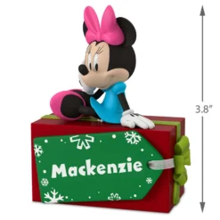 Hallmark Disney Minnie Mouse Christmas Present Personalized Ornament -Hallmark Shop Disney Minnie Mouse Christmas Present Personalized Ornament 2499QHE1886B1 03