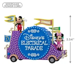 Hallmark Disney Mickey Mouse Disney's Electrical Parade Musical Ornament With Light -Hallmark Shop Disneys Electrical Parade Float Keepsake Ornament 2999QXD6729 03