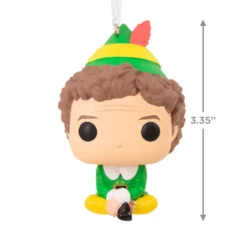 Elf Buddy The Elf™ Funko POP!® Hallmark Ornament -Hallmark Shop Elf Buddy the Elf Funko POP Christmas Ornament 3HCM1107 03