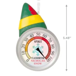 Hallmark Elf™ Clausometer Personalized Ornament With Light -Hallmark Shop Elf Clausometer Personalized Keepsake Ornament With Light 2999QHE2117B1 03