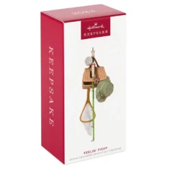 Hallmark Feelin' Fishy 2023 Ornament -Hallmark Shop Fishing Gear Keepsake Ornament 1699QGO2899 04