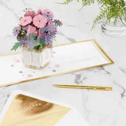 Hallmark Love And Appreciation Flower Bouquet 3D Pop-Up Love Card -Hallmark Shop Flower Bouquet 3D PopUp Love Card 1299LAD2838 06