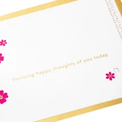 Hallmark Happy Thoughts Flower Bouquet 3D Pop-Up Thinking Of You Card -Hallmark Shop Flower Bouquet 3D PopUp Thinking of You Card 1299LAD9644 05