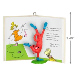 Hallmark Dr. Seuss's Fox In Socks™ Who Sews Whose Socks? Ornament -Hallmark Shop Fox in Socks Book Keepsake Ornament 1799QXI7319 03