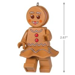 Hallmark Gingerbread Woman LEGO® Minifigure Ornament -Hallmark Shop Gingerbread Woman LEGO Minifig Keepsake Ornament 1699QXI7329 03