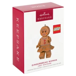 Hallmark Gingerbread Woman LEGO® Minifigure Ornament -Hallmark Shop Gingerbread Woman LEGO Minifig Keepsake Ornament 1699QXI7329 04