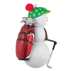 Hallmark Jolly Golfer 2023 Ornament -Hallmark Shop Golf Ball Snowman Keepsake Ornament 1899QGO2939 06