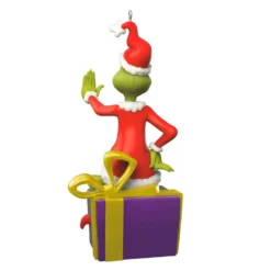 Hallmark Dr. Seuss's How The Grinch Stole Christmas!™ Grinch Peekbuster Ornament With Motion-Activated Sound -Hallmark Shop Grinch Peekbuster Keepsake Ornament 2699QXI7067 06