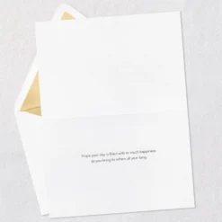 Hallmark Floral Happy Quilled Paper Handmade Birthday Card -Hallmark Shop Happy and Flowers Quilled Paper Birthday Card for Her 1299LAD2728 03