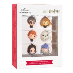 Mini Harry Potter™ And Friends Shatterproof Hallmark Ornaments, Set Of 6 -Hallmark Shop Harry Potter and Friends Miniature Christmas Ornaments Set of 6 2HCM9230 04