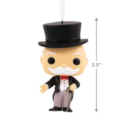 Hasbro® Mr. Monopoly Funko POP!® Hallmark Ornament -Hallmark Shop Hasbro Mr. Monopoly Funko POP Christmas Ornament 3HCM2311 03