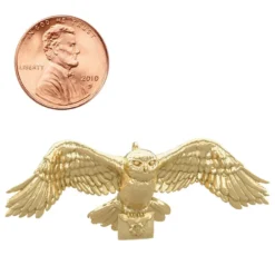 Hallmark Mini Harry Potter™ The Wizarding World™ Metal Ornaments, Set Of 3 -Hallmark Shop Hogwarts Crest Owl Deathly Hallows Keepsake Ornaments 2199QXM9249 11