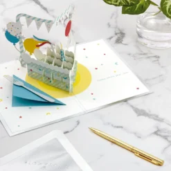 Hallmark Hooray Cake And Balloons 3D Pop-Up Birthday Card -Hallmark Shop Hooray Cake and Balloons 3D PopUp Birthday Card 1299LAD2738 06