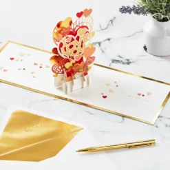 Hallmark All My Love Hearts 3D Pop-Up Love Card 13 Hallmark All My Love Hearts 3D Pop-Up Love Card -Hallmark Shop I Love You Hearts 3D PopUp Love Card 1299LAD2889 06