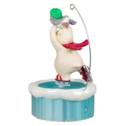 Hallmark Skating Snowball And Tuxedo Ornament With Motion -Hallmark Shop Ice Skating Polar Bear and Penguin Keepsake Ornament 3499QGO2677 06