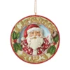 Enesco Jim Shore Dated 2023 Jolly Santa Ornament