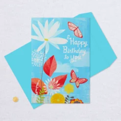 Hallmark 16" Joyful Butterflies Pop-Up Jumbo Birthday Card -Hallmark Shop Joyful Butterflies Pop Up Birthday Card 1299CBG1010 06