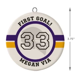 Lacrosse Ceramic Circle Personalized Ornament -Hallmark Shop Lacrosse Ceramic Circle Personalized Ornament 1999QHE1711B107 03