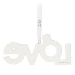 Hallmark We're Engaged! 2023 Porcelain Ornament -Hallmark Shop Love With Engagement Ring Keepsake Ornament 1999QHX3077 06