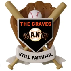 MLB Baseball Personalized Ornament, Giants™ -Hallmark Shop MLB Baseball Personalized Ornament Giants 2499QHE1913B108 03
