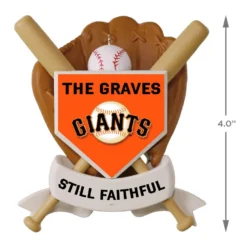MLB Baseball Personalized Ornament, Giants™ -Hallmark Shop MLB Baseball Personalized Ornament Giants 2499QHE1913B108 04