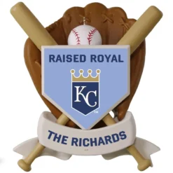 MLB Baseball Personalized Ornament, Royals™ -Hallmark Shop MLB Baseball Personalized Ornament Royals 2499QHE1913B104 03