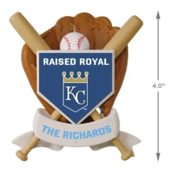 MLB Baseball Personalized Ornament, Royals™ -Hallmark Shop MLB Baseball Personalized Ornament Royals 2499QHE1913B104 04
