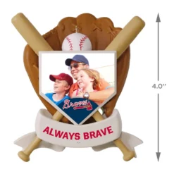 MLB Baseball Personalized Photo Ornament, Braves™ -Hallmark Shop MLB Baseball Personalized Photo Ornament Braves 2499QHE1913B3 04
