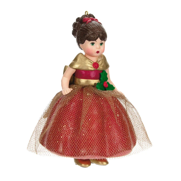 Hallmark Madame Alexander Golden Holiday Celebration Ornament 1 Hallmark Madame Alexander Golden Holiday Celebration Ornament