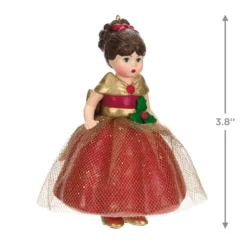 Hallmark Madame Alexander Golden Holiday Celebration Ornament 8 Hallmark Madame Alexander Golden Holiday Celebration Ornament -Hallmark Shop Madame Alexander Doll Keepsake Ornament 1899QXR8087 03