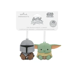 Better Together Star Wars: The Mandalorian™ And Grogu™ Magnetic Hallmark Ornaments, Set Of 2 -Hallmark Shop Mandalorian and Grogu Christmas Ornaments 3HCM2401 04